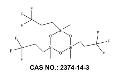 1,3,5-Tris[(3,3,3-trifluoropropyl)methyl]cyclotrisiloxane（D3F）